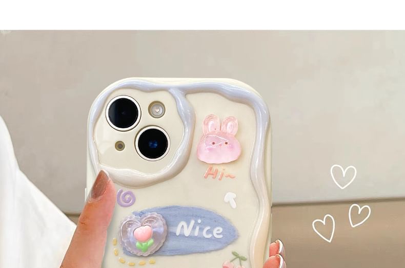 / Set Cartoon Case Strap 3D Phone