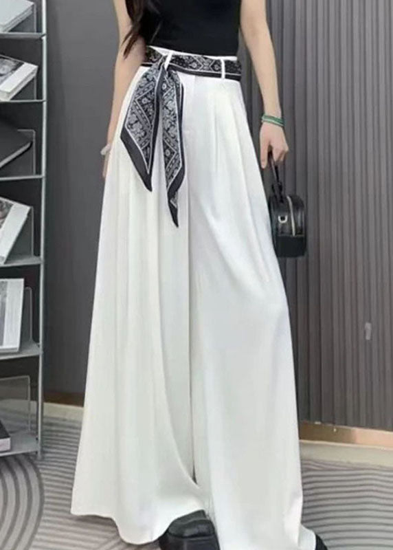 Wide High Black Pants Spandex Fall Waist Stylish Leg Pockets