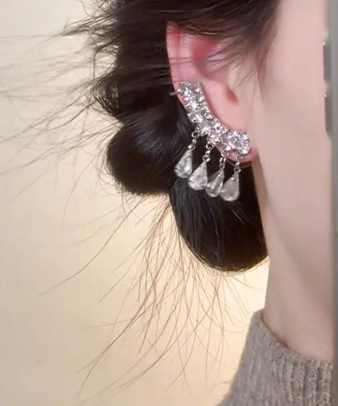 Boutique Stud Overgild Drop Silk Earrings Tassel Water Copper