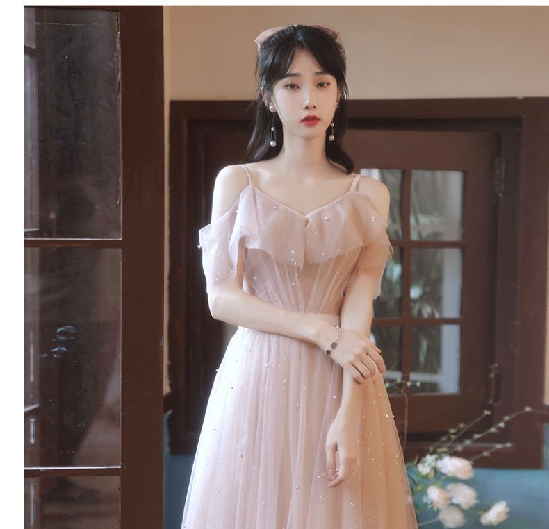 Short-Sleeve Bridesmaid Dress