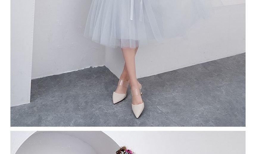 One-Shoulder Floral Embroidered A-Line Bridesmaid Dress