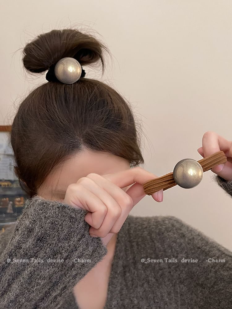 / Pearl Faux Set Hair Tie