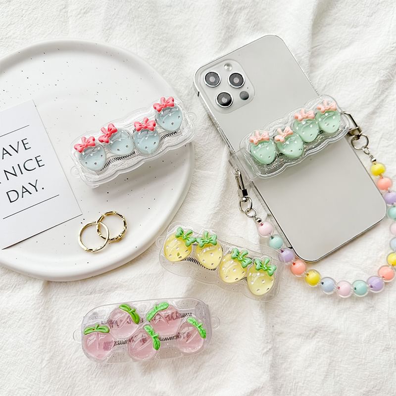 (Various Lanyard for Designs) Fruit Clip Phone