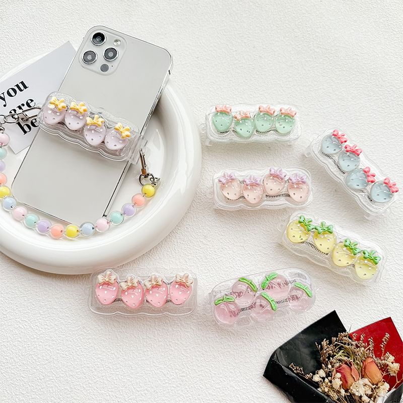 (Various Lanyard for Designs) Fruit Clip Phone