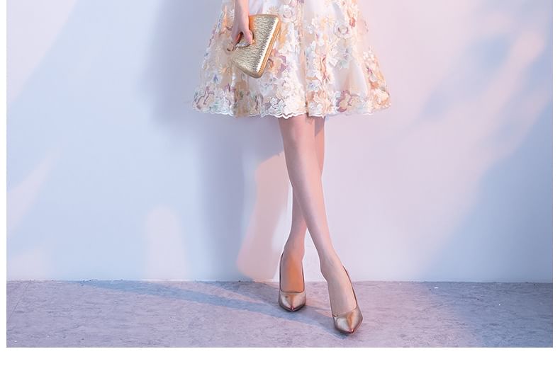 Floral Embroidered A-Line Qipao (Various Designs)
