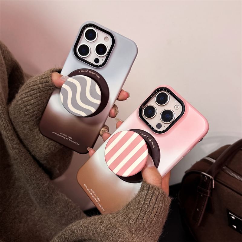 (Compatible Phone Gradient Magnetic Case MagSafe) with