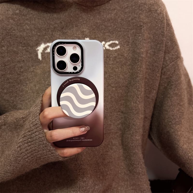 (Compatible Phone Gradient Magnetic Case MagSafe) with