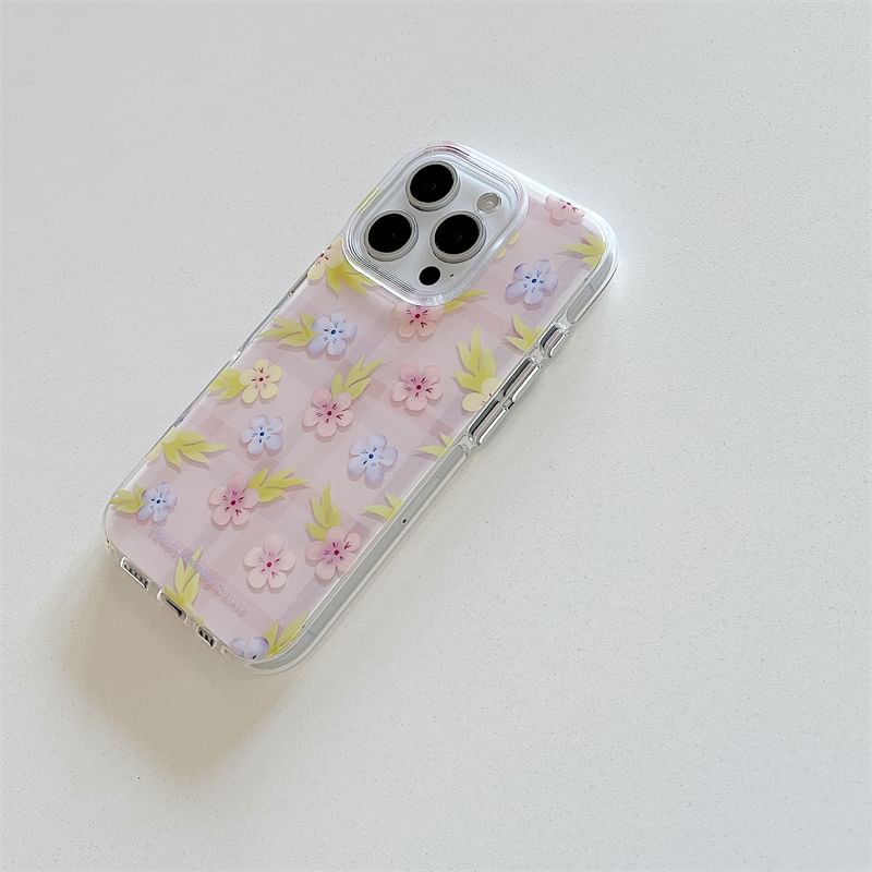 / Case Floral Phone Set Strap