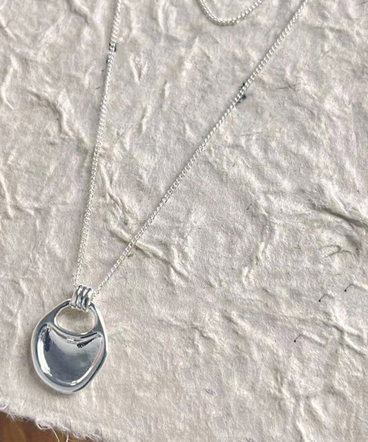 Bag Pendant Silk Necklace Unique Copper Sweater