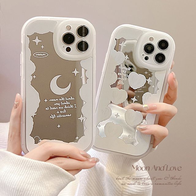/ Case Moon Heart Phone