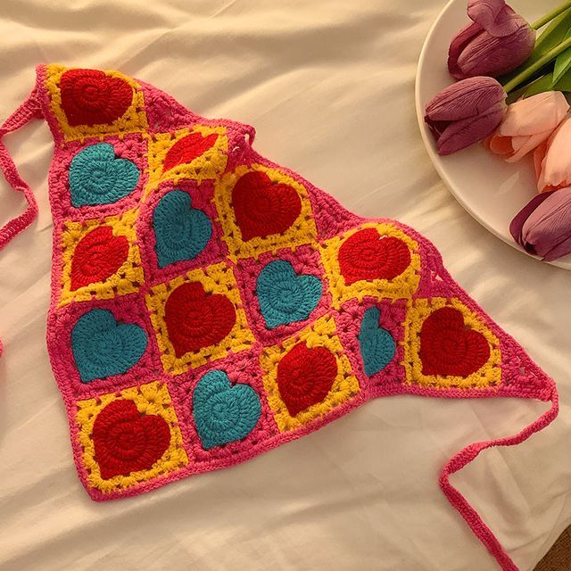 / Bandana Sunglasses Crochet Patterned