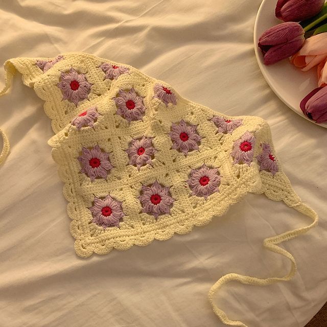 / Bandana Sunglasses Crochet Patterned