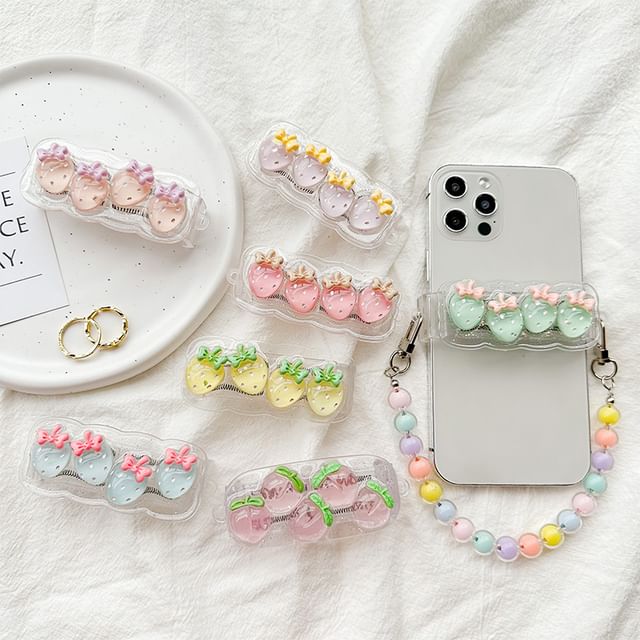 (Various Lanyard for Designs) Fruit Clip Phone