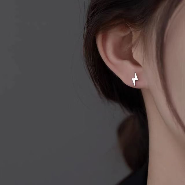 (Various Designs) Stud Silver Earring Sterling