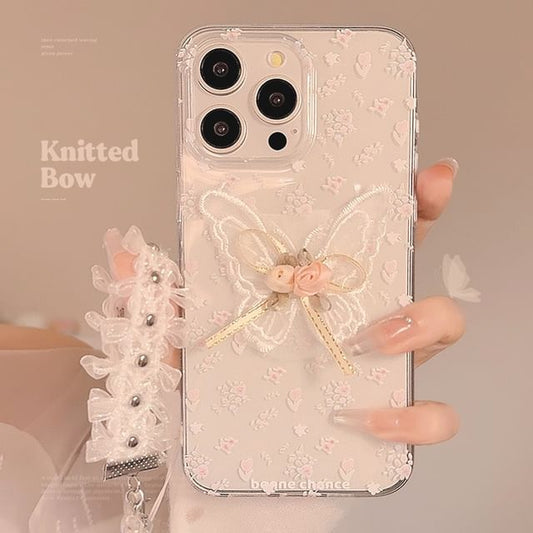 / Charm Butterfly Set Case Phone Lace