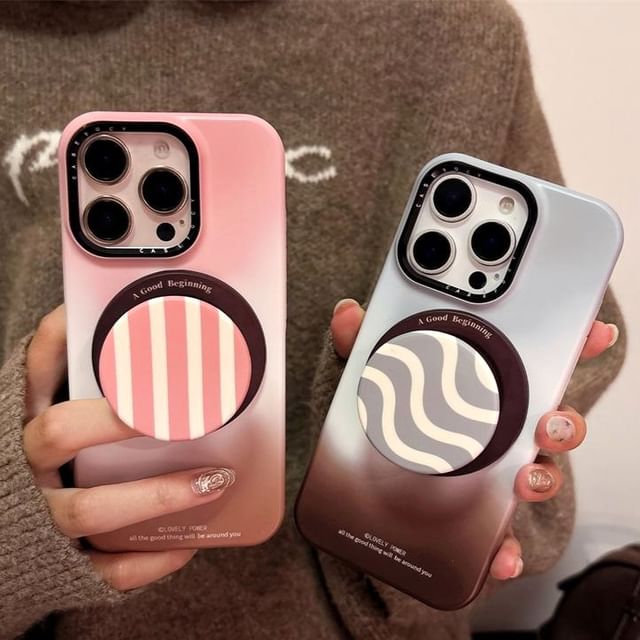 (Compatible Phone Gradient Magnetic Case MagSafe) with