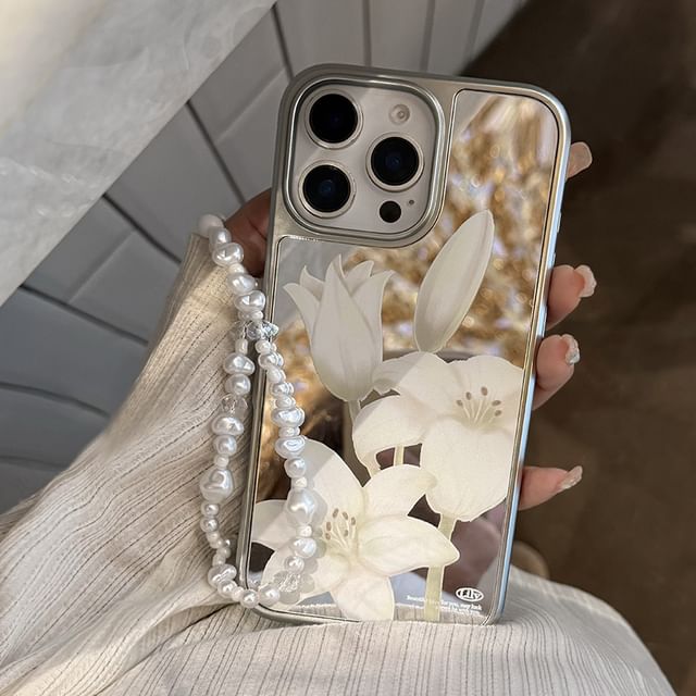 / Floral Phone Strap Case Print Set
