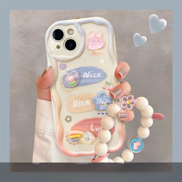 / Set Cartoon Case Strap 3D Phone