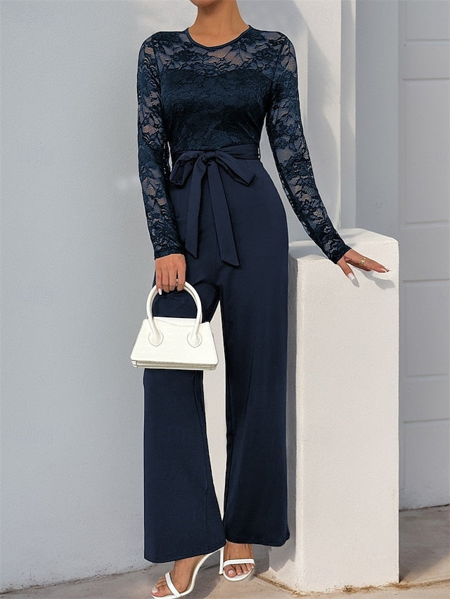 Elegant / Pantsuit of Jewel the Mother Casual Bride Jumpsuit