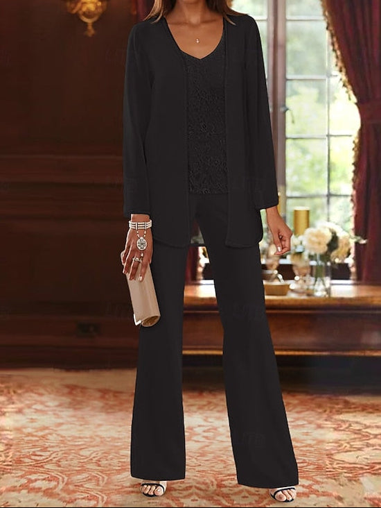 3 Formal Bride of Pantsuit Beach Mother Wedding the Piece