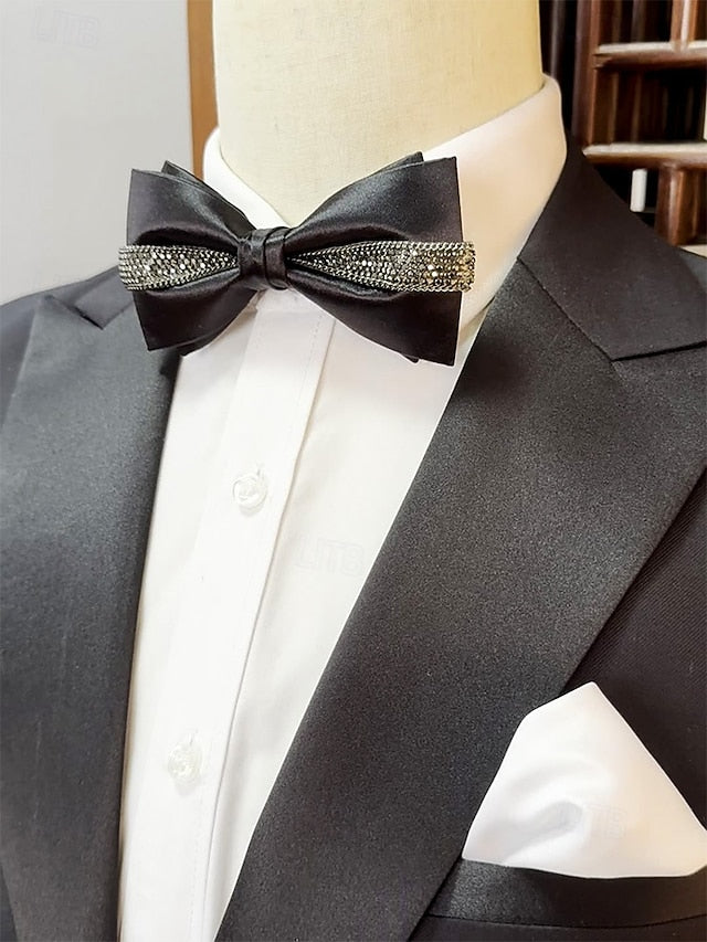 Tie Christmas Red Bow Men's –