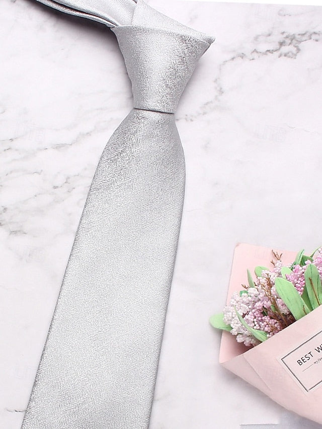 Herringbone Christmas – Tie Stylish Men's Polyester