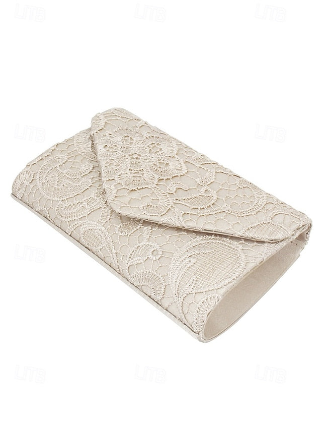 Strap Lace with Evening Clutch Women's Chain Bag
