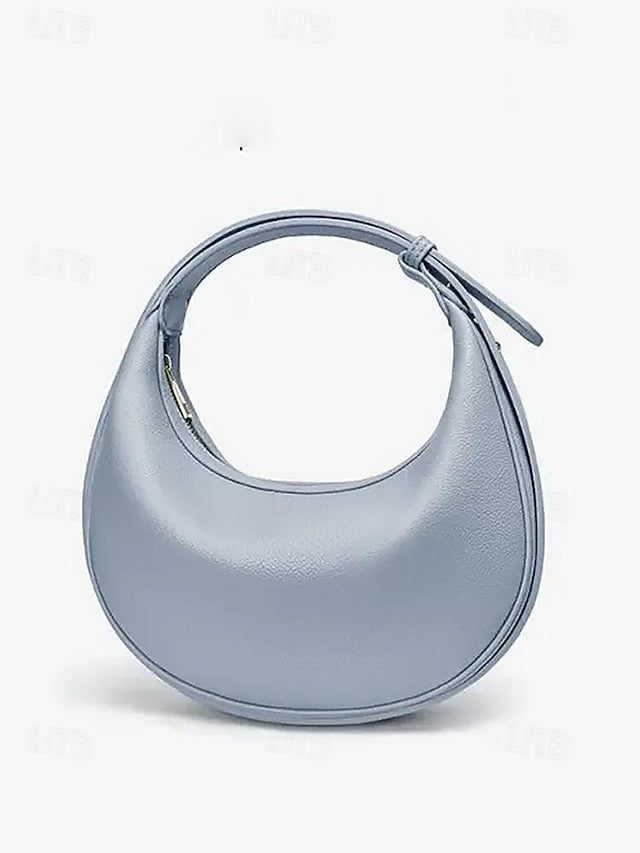 Shoulder Bag Crescent Stylish - Elegant Women's White