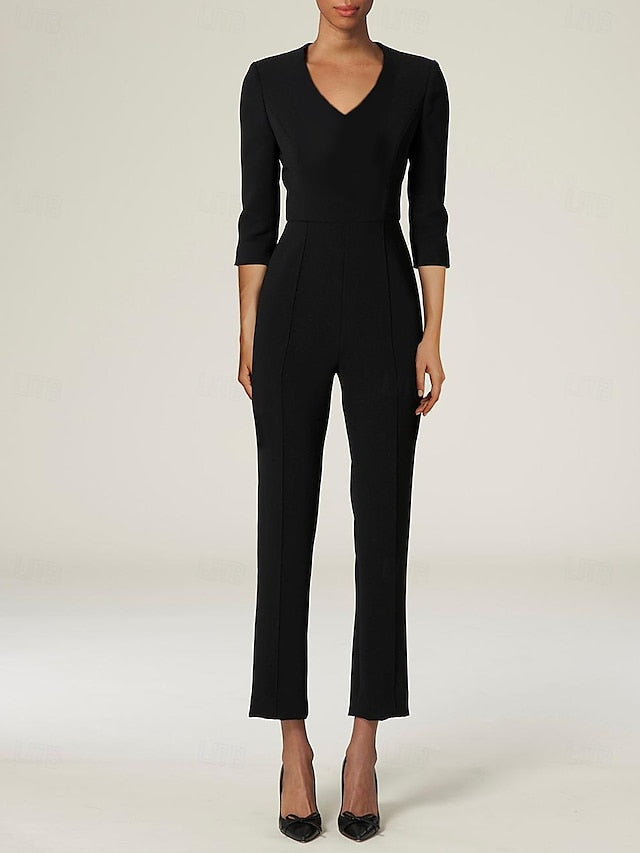 With the Overskirt Mother Jumpsuit Dress of Simple Bride Elegant