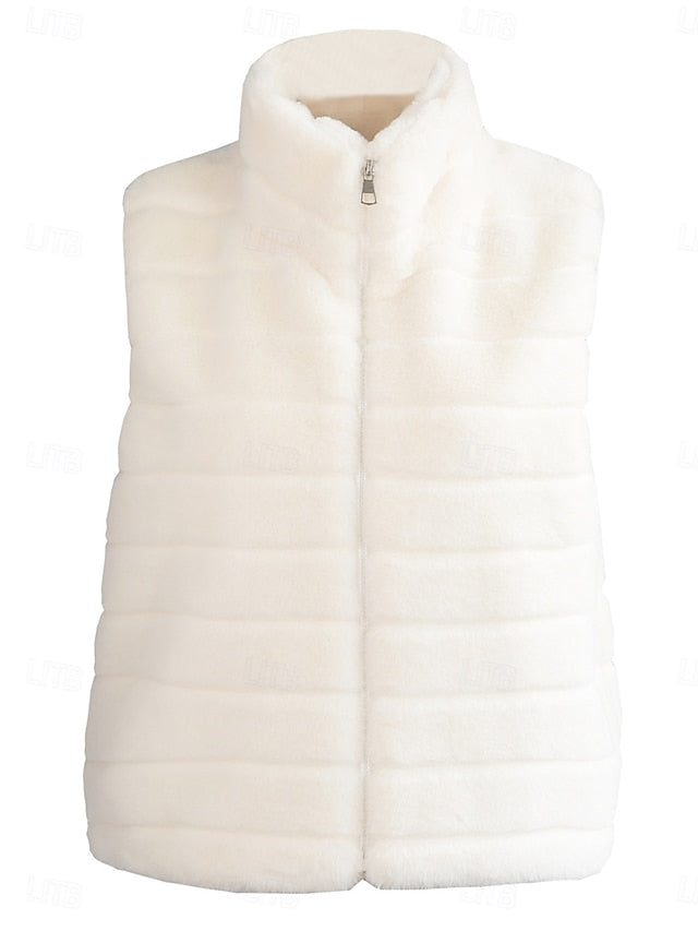 Winter Coat Fashion Warm Patchwork Breathable Women's