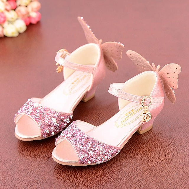 Princess Shoes �?Sparkly Girls' Glittery Butterfly