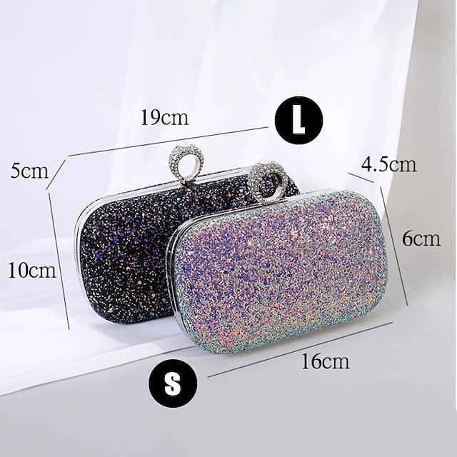 PU Bags Clutch Evening Bag Women's Wristlet Leather