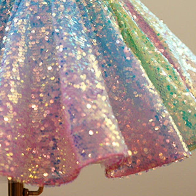 3D Spring Wedding colour Short Sleeve Summer Girls' Dress