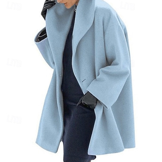 Warm Faux Coat Fur Comfortable Furs Buttons Women's