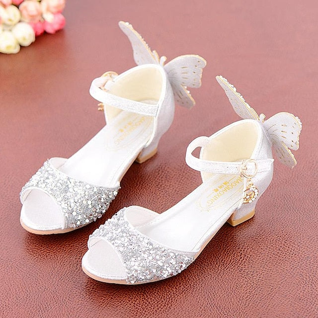 – Sparkly Shoes Butterfly Girls' Glittery Princess