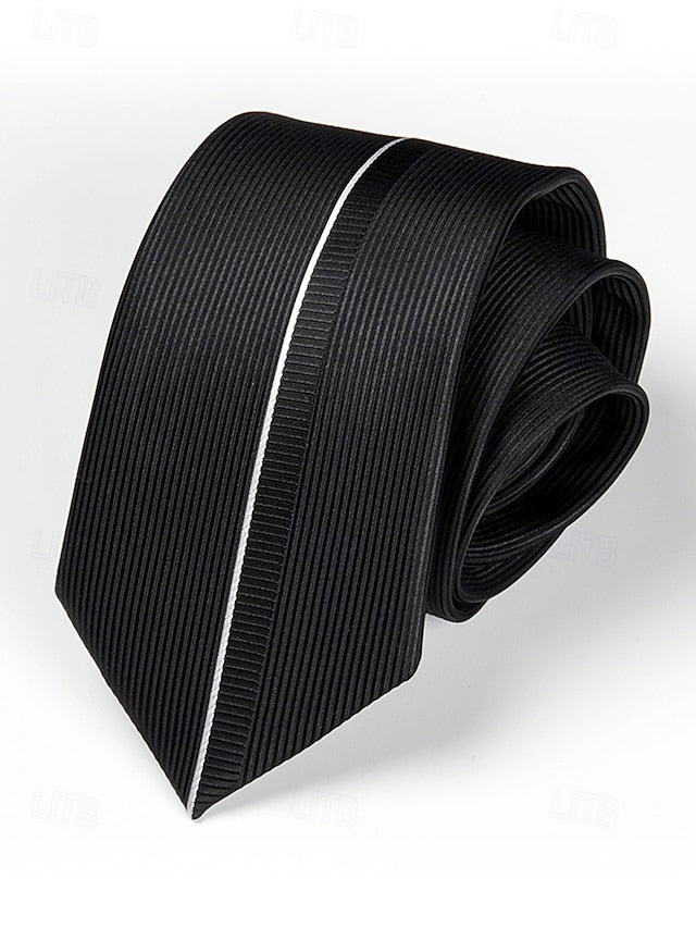 Men's Tie Positioning Narrow Pattern 6cm Stripe -