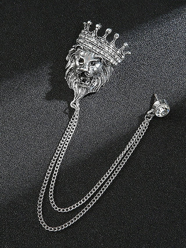 Pin Brooch Lapel with Deer Men's Christmas