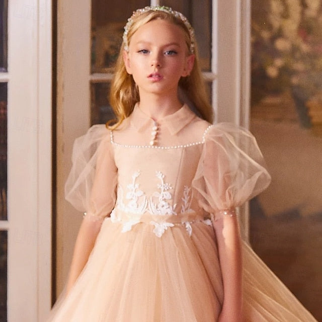 Flower Girls' Princess Dress Evening Gown Girl Party