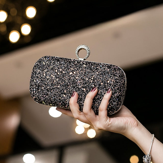 PU Bags Clutch Evening Bag Women's Wristlet Leather