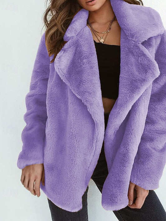 Furs Warm Faux Comfortable Women's Coat Fur Teddy