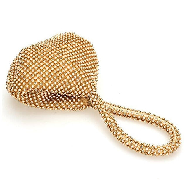 Bag Women's Crystal - Rhinestone Evening Elegant Silver