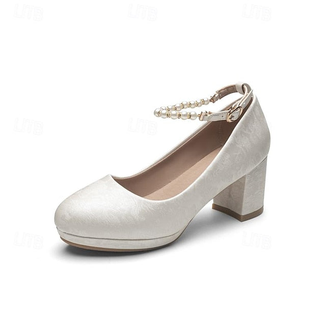 Weddings - Bow White Mary Girls' Perfect for Shoes Jane