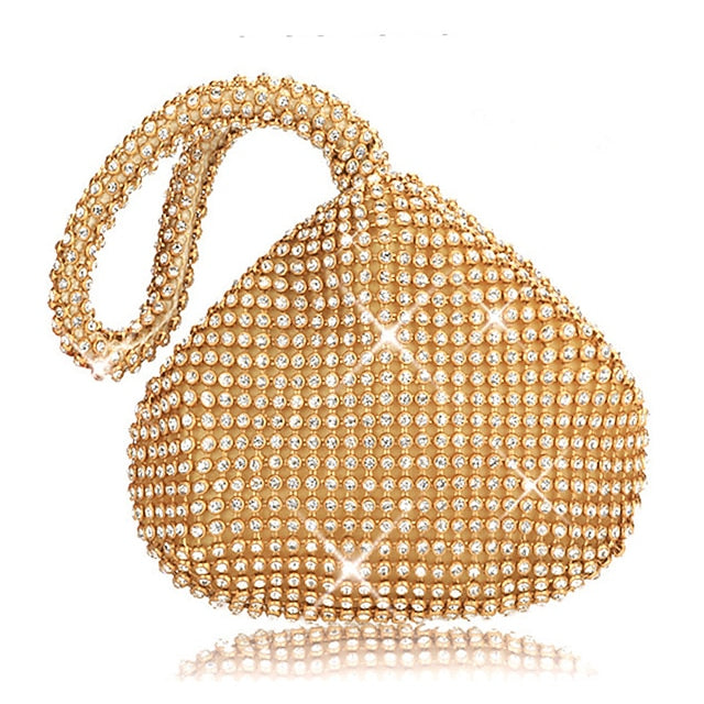 Bag Women's Crystal - Rhinestone Evening Elegant Silver