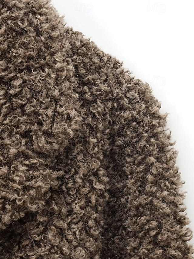 Furs Comfortable Warm Women's Faux Fur Coat Teddy