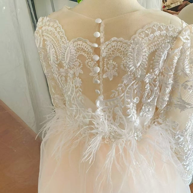 Party Wedding Dress Girls' Girl Flower Princess