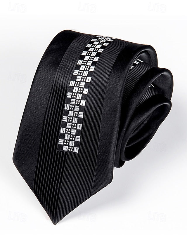 Men's Tie Positioning Narrow Pattern 6cm Stripe -