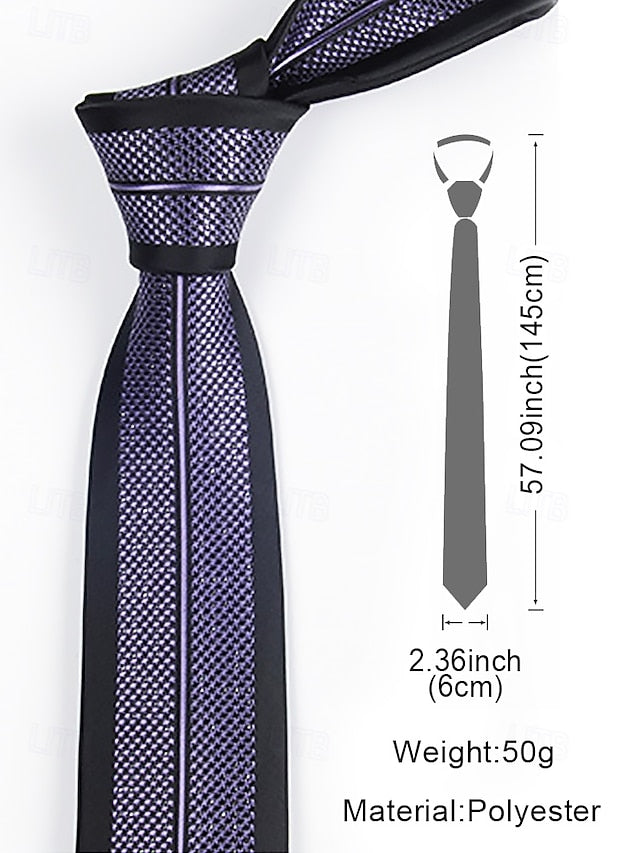 Men's Tie Positioning Narrow Pattern 6cm Stripe -