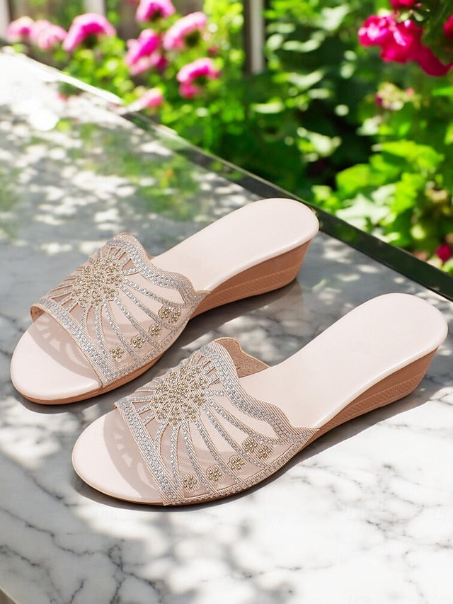 Black Sandals Women Classic Strappy for Chic Heel Ankle - Block