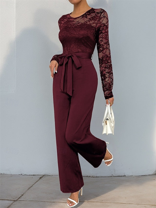 Elegant / Pantsuit of Jewel the Mother Casual Bride Jumpsuit