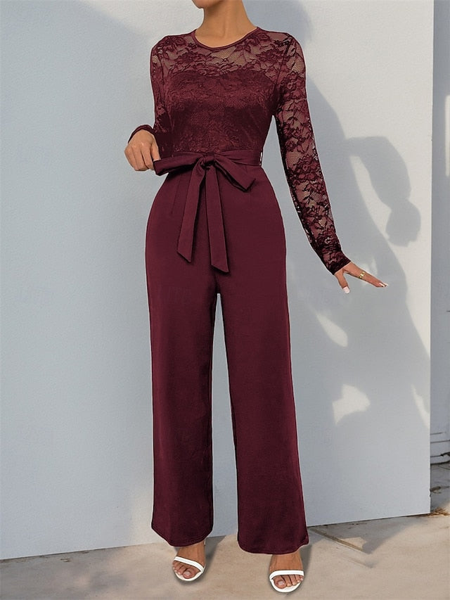 Elegant / Pantsuit of Jewel the Mother Casual Bride Jumpsuit